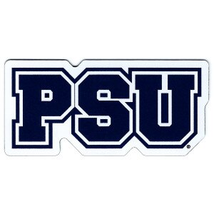 magnet outlined block letters PSU